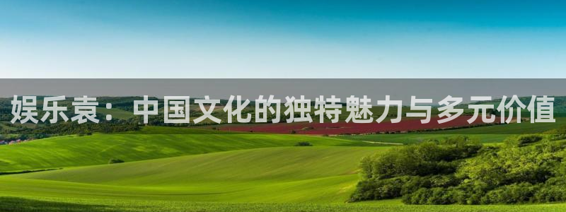 顺盈娱乐：娱乐袁：中国文化的独特魅力与多元价值